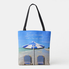 Bolsa Tote Cadeira de Descanso para Adultos na Praia da Ilha