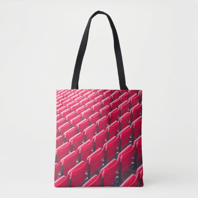 Bolsa Tote Cadeiras de teatro vermelho (Frente)