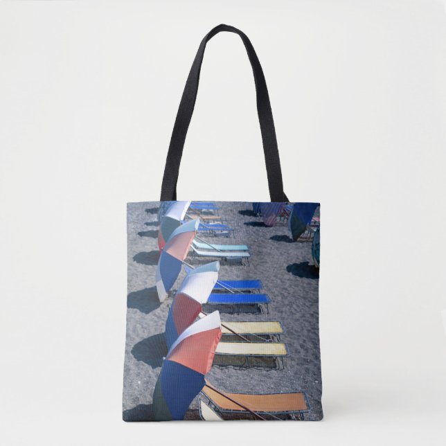 Bolsa Tote Cadeiras vagas na praia (Frente)