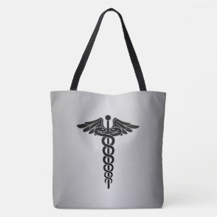 Bolsa Tote Caduco Médico Silver