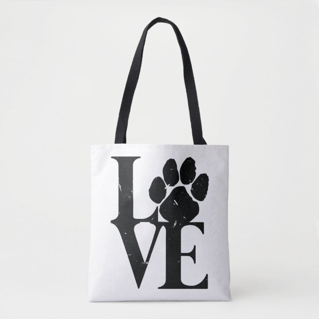 Bolsa Tote Cães Adoram Cães (Frente)