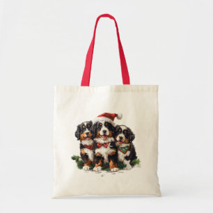 Bolsa Tote Cães das Montanhas Bernesas de Natal
