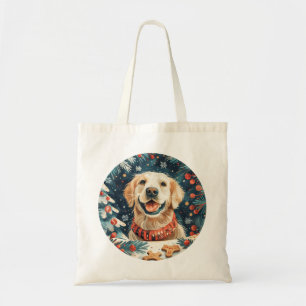 Bolsa Tote Cães de varejo de Ouro de Natal