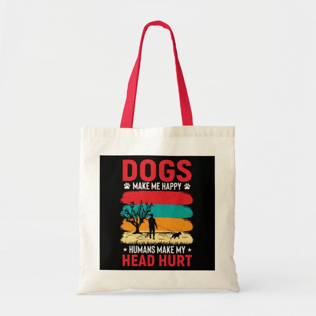 Bolsa Tote Cães e Humanos (Frente)