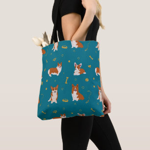 Bolsa Tote Cães Engraçados De Corgi