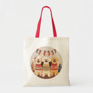 Bolsa Tote Cães Labrador Retriever de Natal