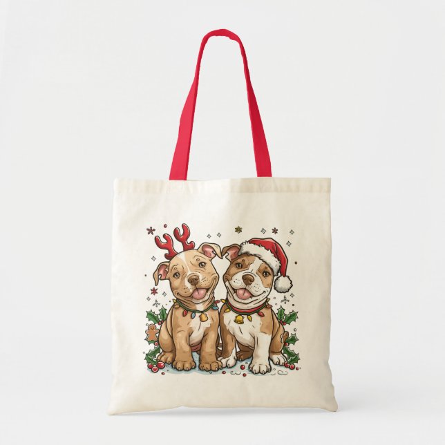 Bolsa Tote Cães Touro de Natal (Frente)