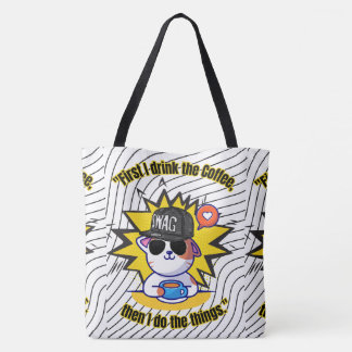 BOLSA TOTE CAFÉ