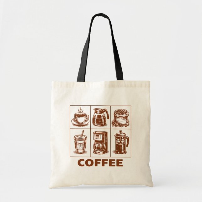 Bolsa Tote Café (Frente)