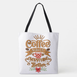 BOLSA TOTE CAFÉ