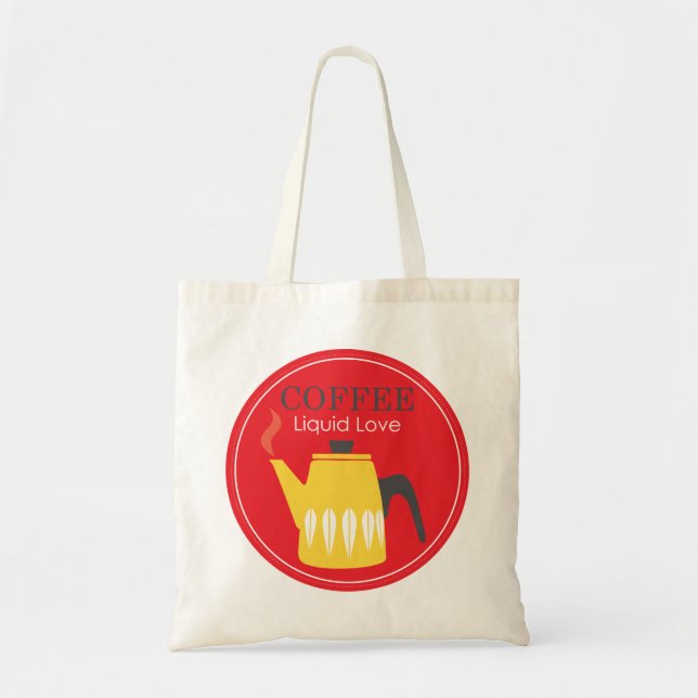Bolsa Tote Café - Amor Líquido (Frente)