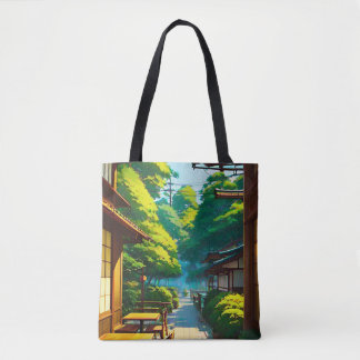 Bolsa Tote Café ao Ar Livre do Jardim Japonês