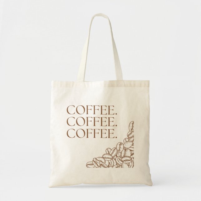 Bolsa Tote Café Café Café  (Frente)