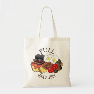 Bolsa Tote Café da Manhã em Inglês, Reino Unido, Comida Cuisi