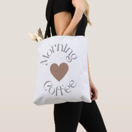 Bolsa Tote Café da Manhã, Presente para Amante de Cafeína