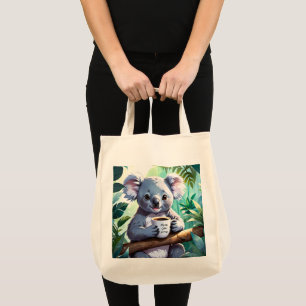 Bolsa Tote Café da Selva de Cozy Koala
