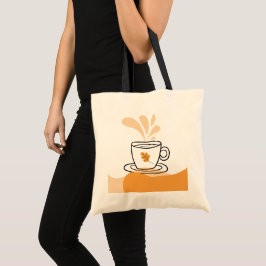 Bolsa Tote Café de outono com Na moda de outono