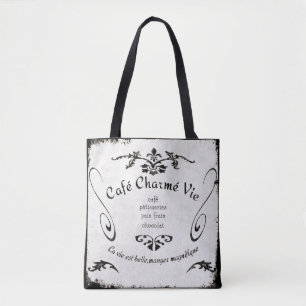 Bolsa Tote Café encantador da vida