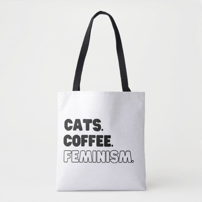 Bolsa Tote Café Feminismo (Frente)