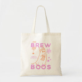 Bolsa Tote Café Gelado Cute Ghost Cold Brew E Boos Gráfico