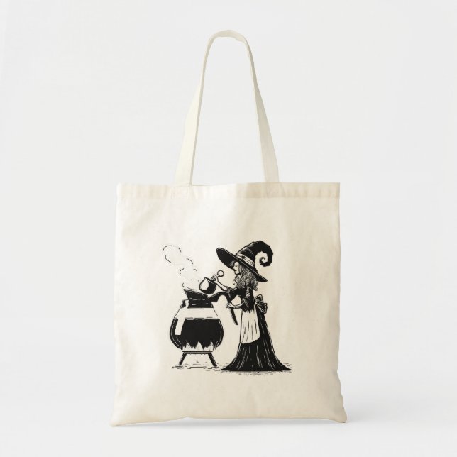Bolsa Tote Café Halloween (Frente)