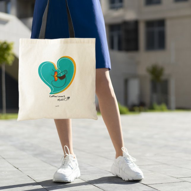 Bolsa Tote Café LoverS muackS-Espresso (A coffee lover in action! muackS!!!)