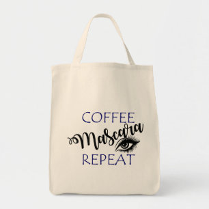 Bolsa Tote Café Máscara Repetir