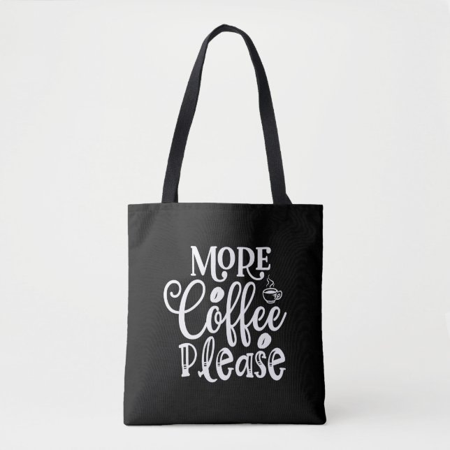 Bolsa Tote café nojento, por favor (Frente)