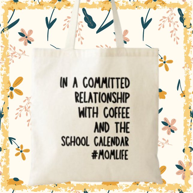 Bolsa Tote Café Ocupado Mãe Dia de as mães Engraçado Presente (Buy now and stay organized and show off your mum pride in style!)