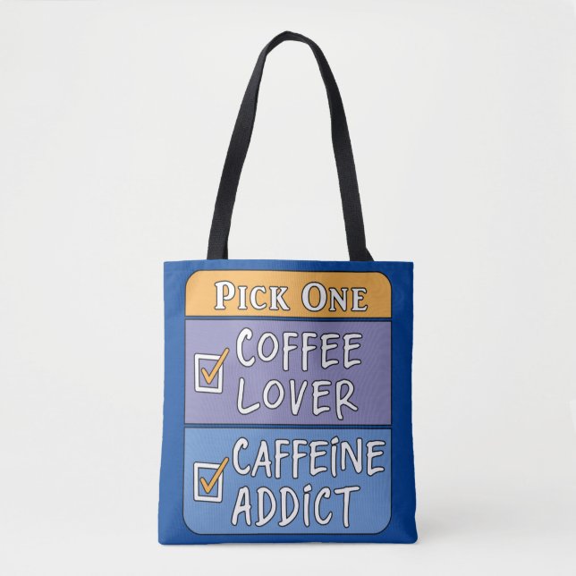 Bolsa Tote Café ou Cafeína (Frente)