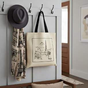 Bolsa Tote Cafe Paris