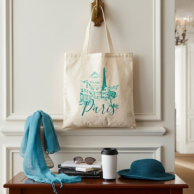 Bolsa Tote Cafe Paris (Criador carregado)