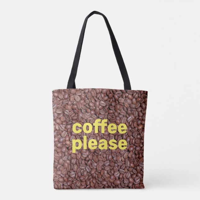 Bolsa Tote Café, por favor (Verso)