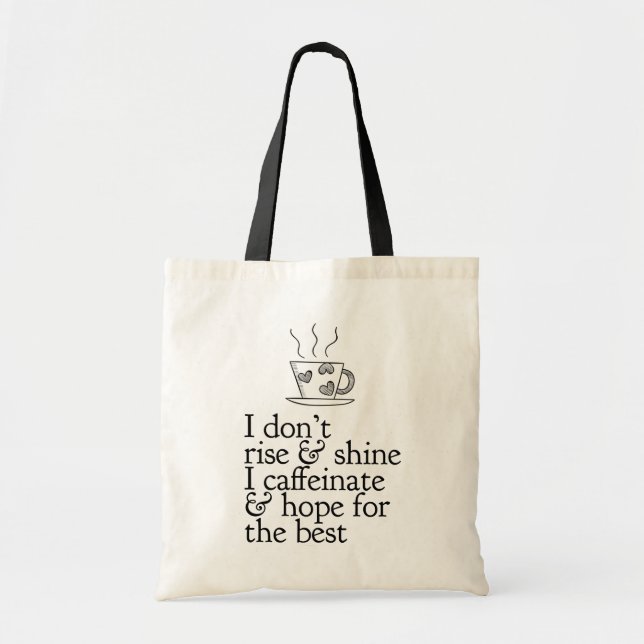 Bolsa Tote Café Rise and Shine (Frente)