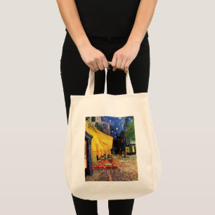 Bolsa Tote Café Terrace à noite por Vincent van Gogh
