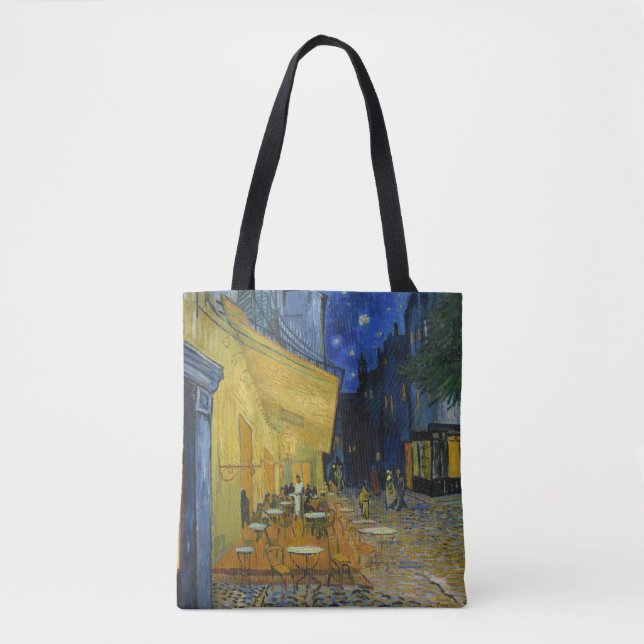 Bolsa Tote Cafe Terrace à Noite | Vincent van Gogh (Frente)