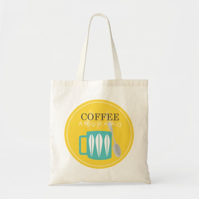 Bolsa Tote Café - Um Abraço Em Uma Caneca (Frente)