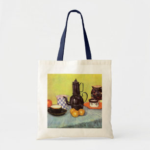 Bolsa Tote Cafeteira de Esmalte Azul por Vincent van Gogh