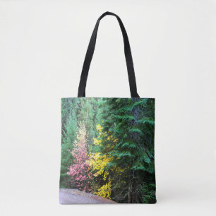 Bolsa Tote Cair cores nas montanhas...  .