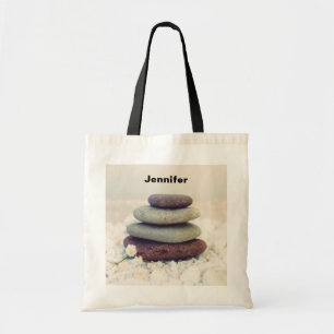 Bolsa Tote Cairo Meditativo de Pedras Empilhadas