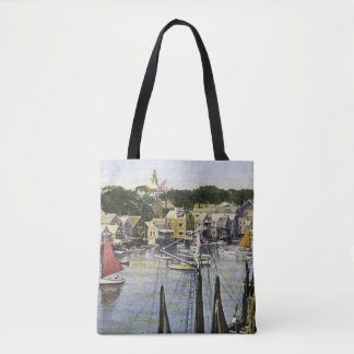 Bolsa Tote Cais de Nantucket All Over