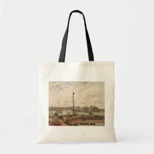 Bolsa Tote Cais do Piloto, Le Havre, Nebuloso por Camille Pis