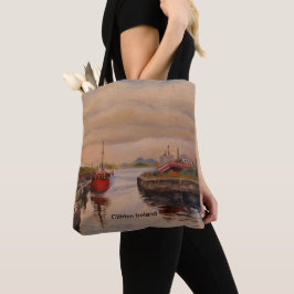 Bolsa Tote Cais pitoresco em Clifden Irlanda