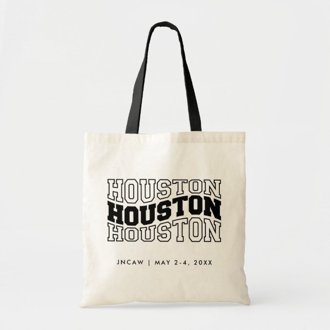 Bolsa Tote Caixa de ferramentas de Houston Saco de Boas-vinda (Frente)