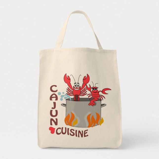 Bolsa Tote Cajun Cuisine (Frente)