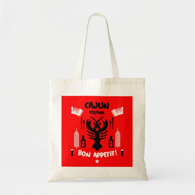 Bolsa Tote Cajun e Creole Cooks (Frente)