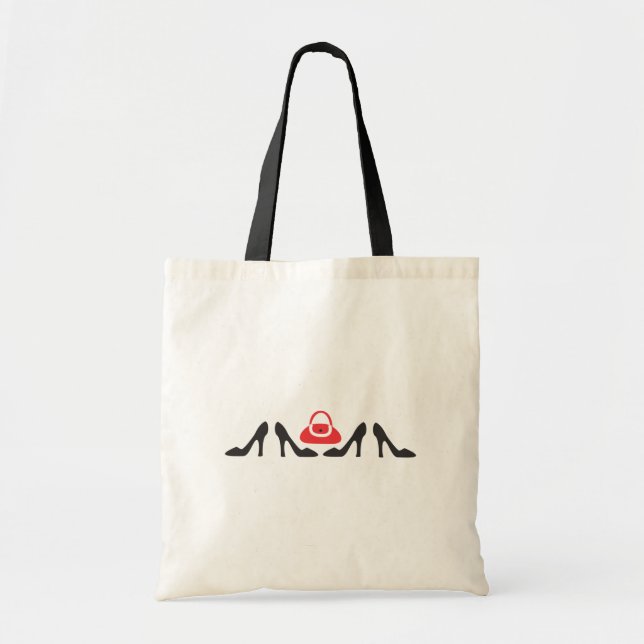 Bolsa Tote Calçados Alinhados (Frente)
