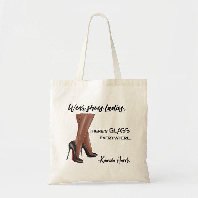 Bolsa Tote Calçados vistas Senhoras Ali está Glass Kamala Har (Frente)
