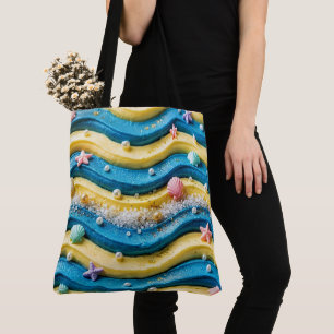 Bolsa Tote Calças Legging Bolo Onda do Oceano - Estrela do Ma