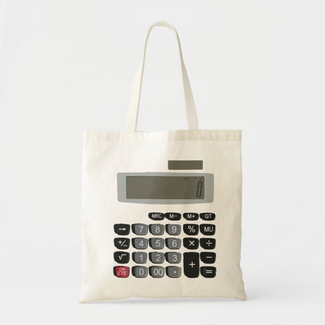 Bolsa Tote Calculadora (Frente)